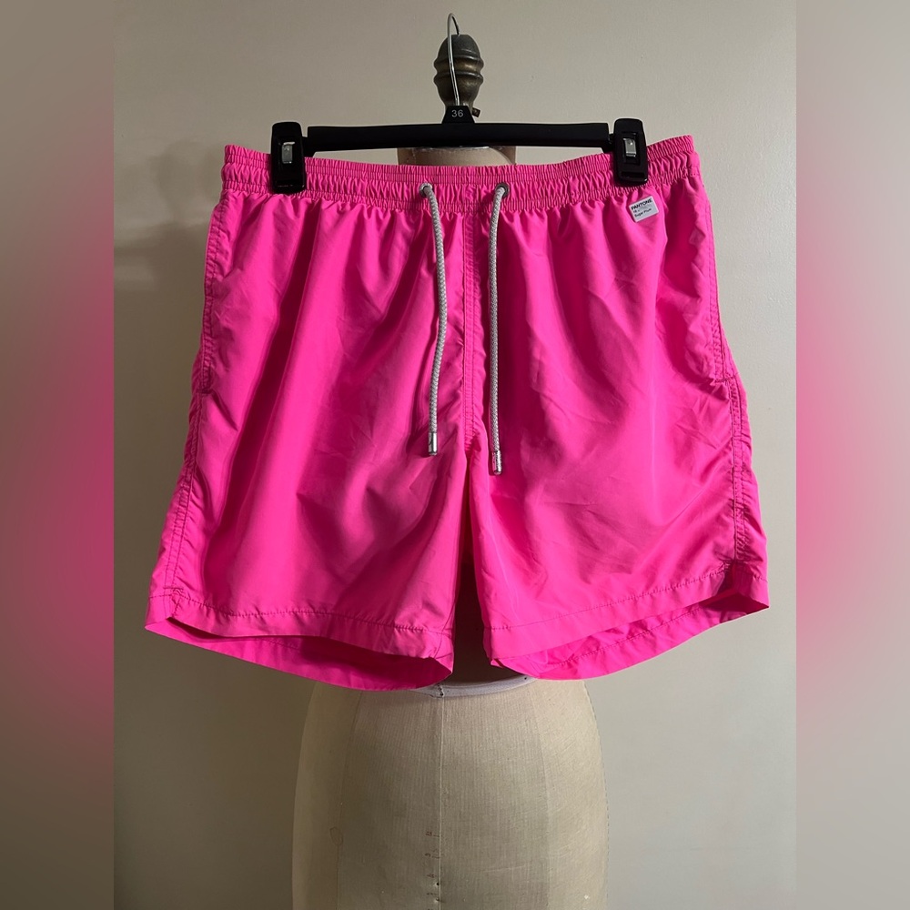 MC2 Saint Barth Pantone Sugar Plum Pink Swim Shorts Size Medium